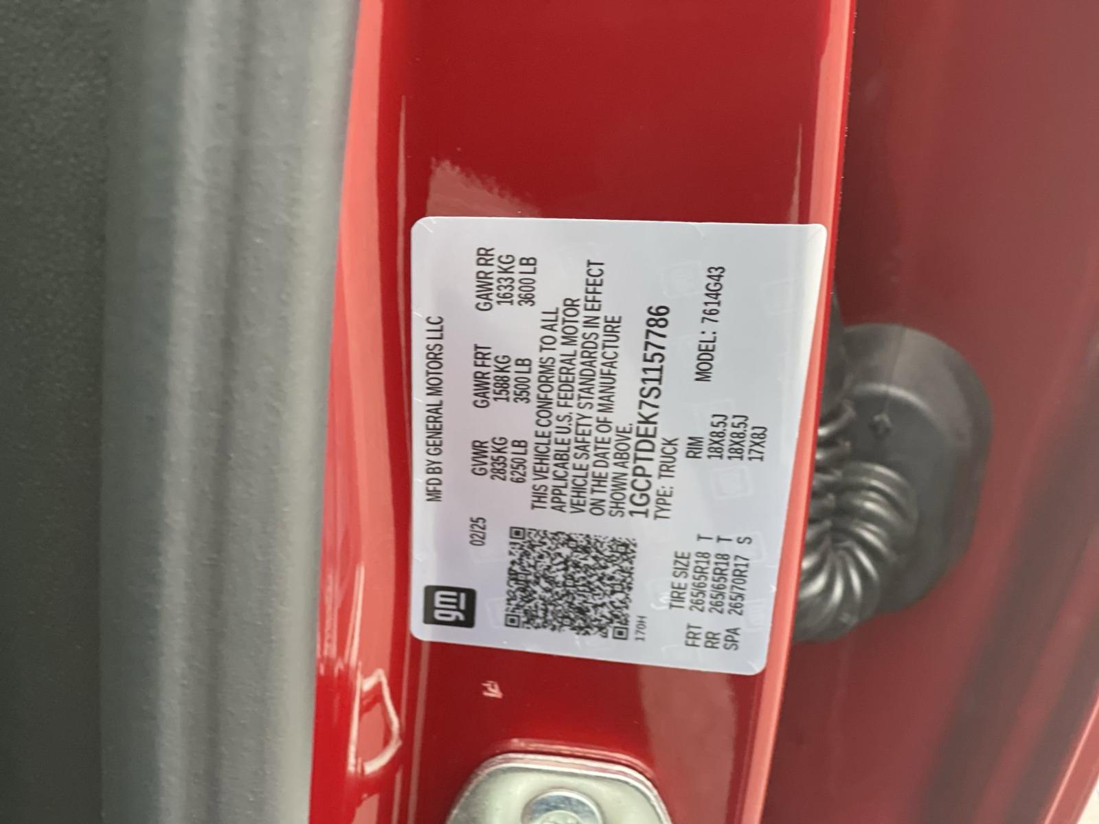 2025 Chevrolet Colorado Vehicle Photo in BENTONVILLE, AR 72712-4322