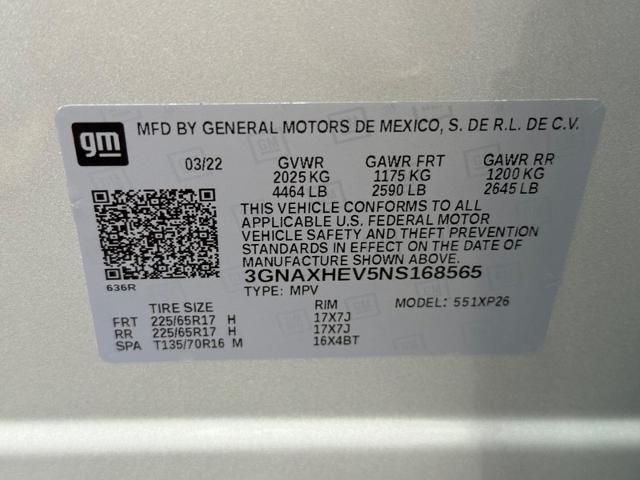 2022 Chevrolet Equinox Vehicle Photo in MADISON, WI 53713-3220