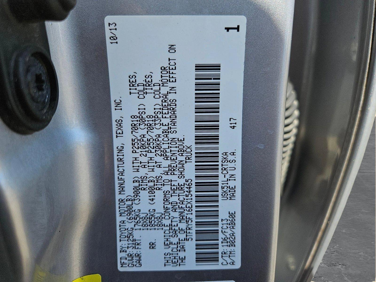 2014 Toyota Tundra 2WD Truck Vehicle Photo in CORPUS CHRISTI, TX 78416-1100