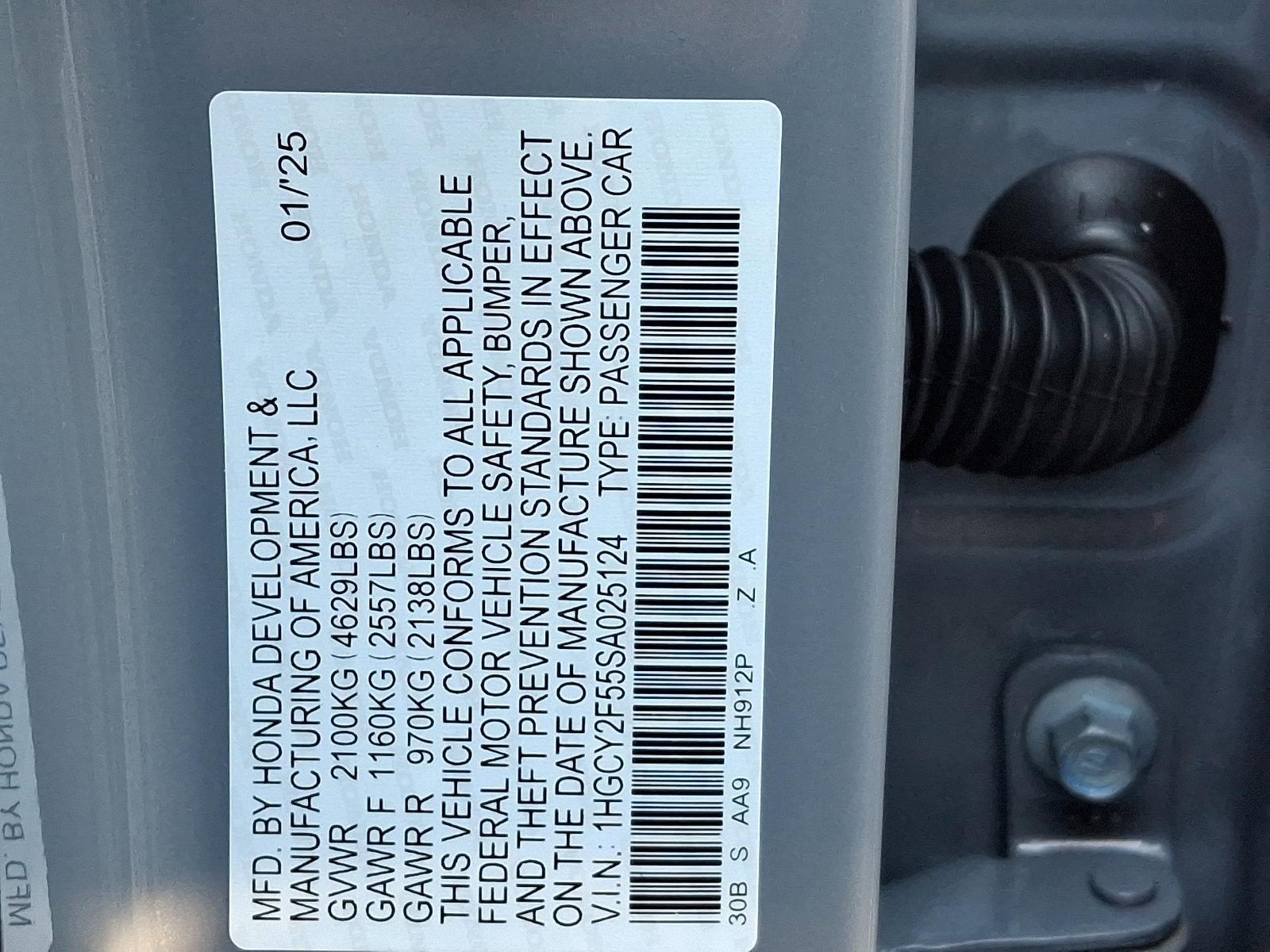2025 Honda Accord Hybrid Vehicle Photo in Harrisburg, PA 17111
