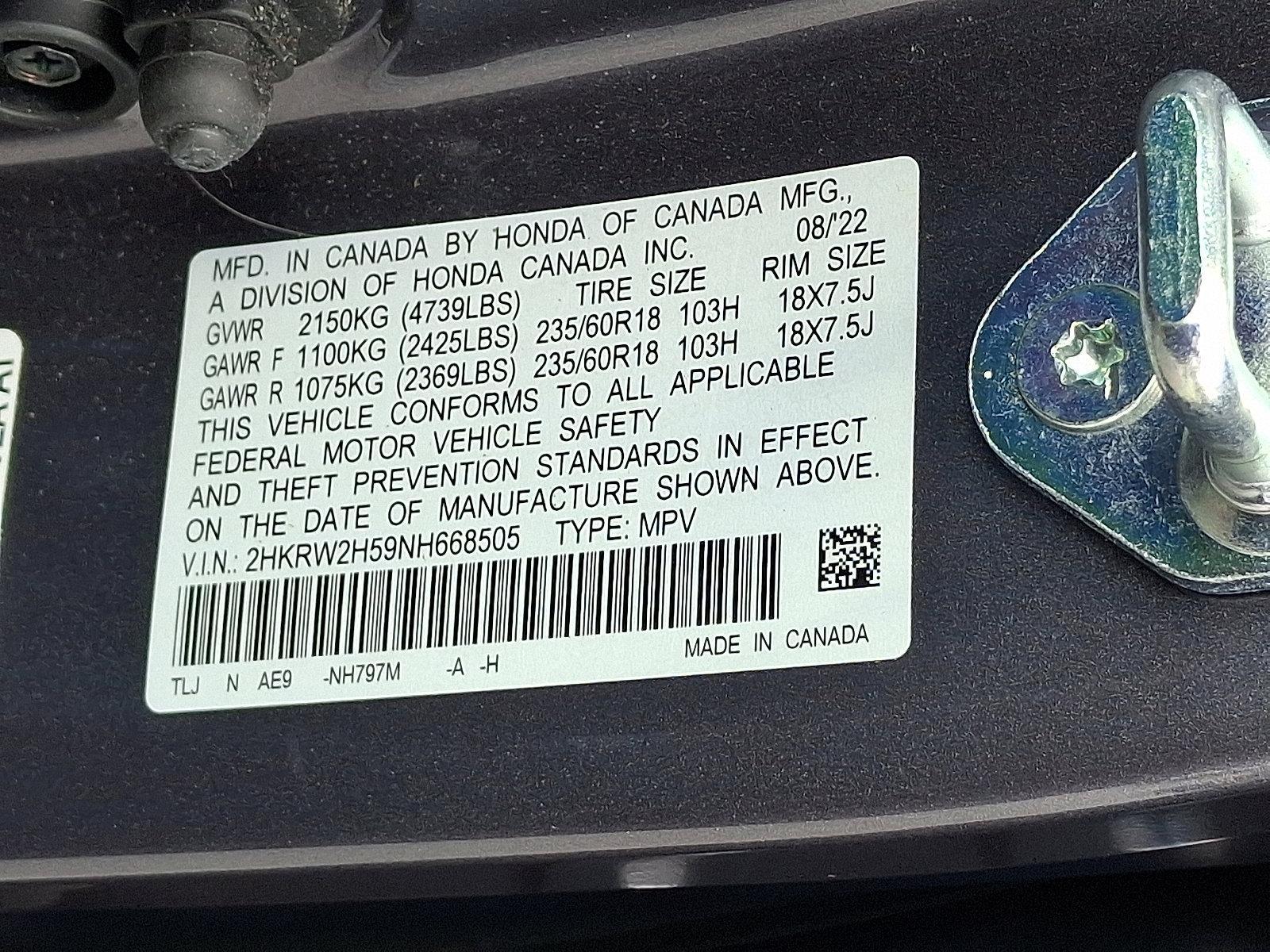 2022 Honda CR-V Vehicle Photo in Harrisburg, PA 17111