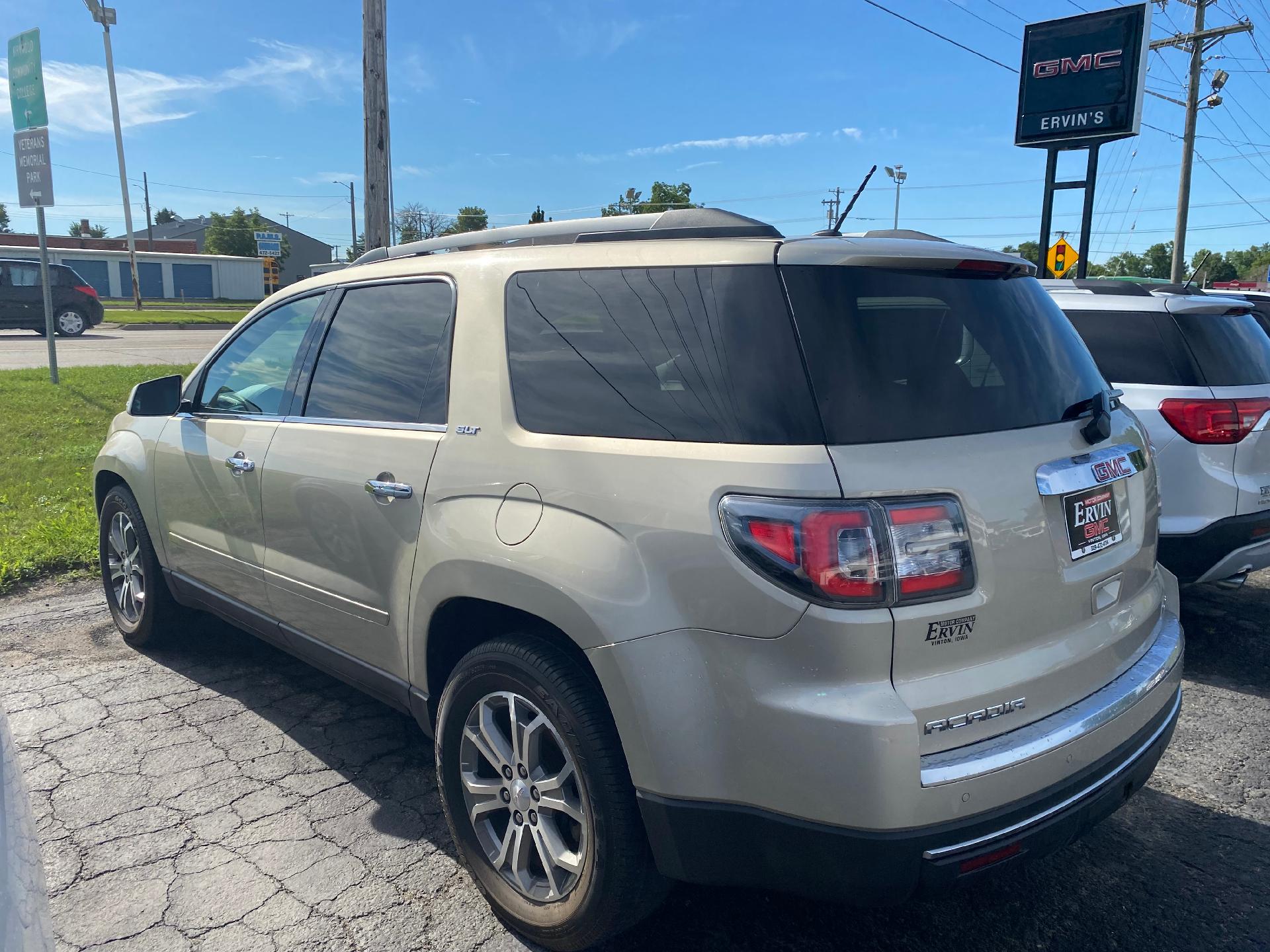 Used 2015 GMC Acadia SLT1 with VIN 1GKKVRKD4FJ117408 for sale in Vinton, IA