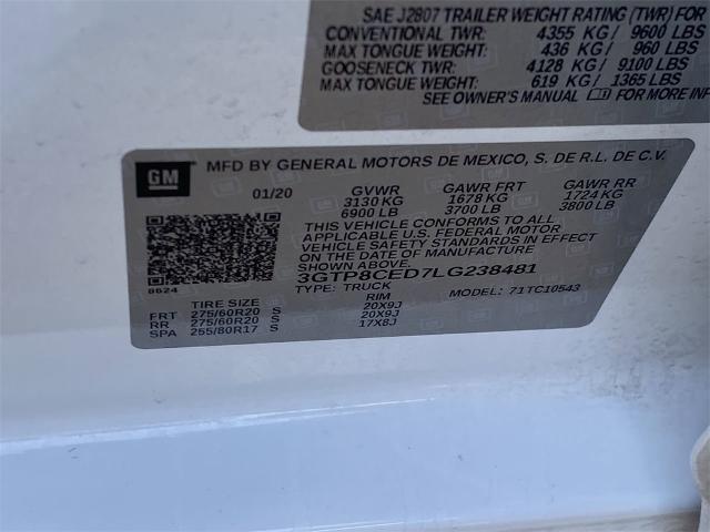 2020 GMC Sierra 1500 Vehicle Photo in GOODYEAR, AZ 85338-1310