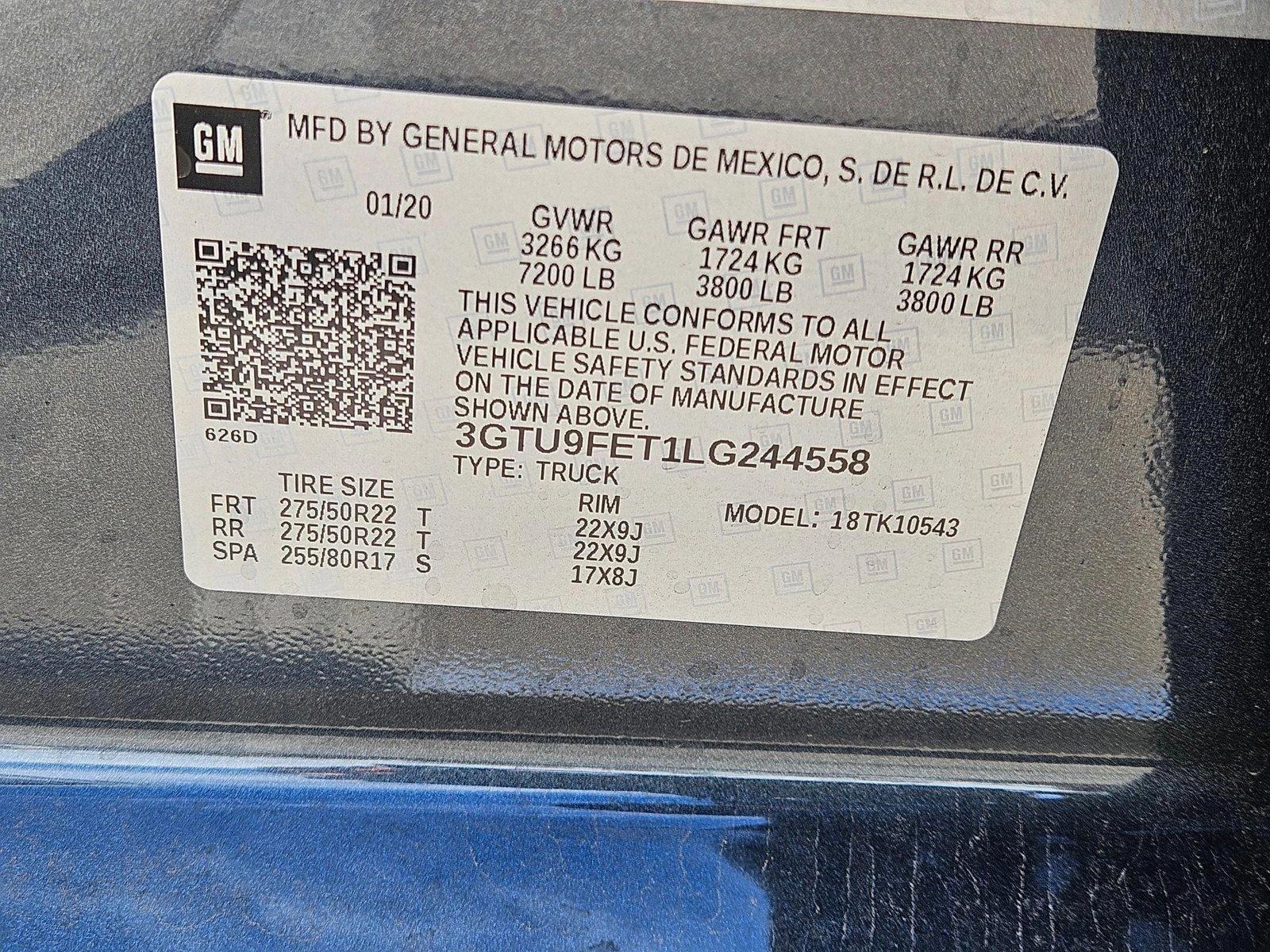 2020 GMC Sierra 1500 Vehicle Photo in HENDERSON, NV 89014-6702