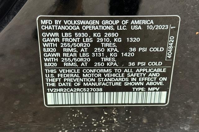 2024 Volkswagen Atlas Vehicle Photo in SPOKANE, WA 99202-2191