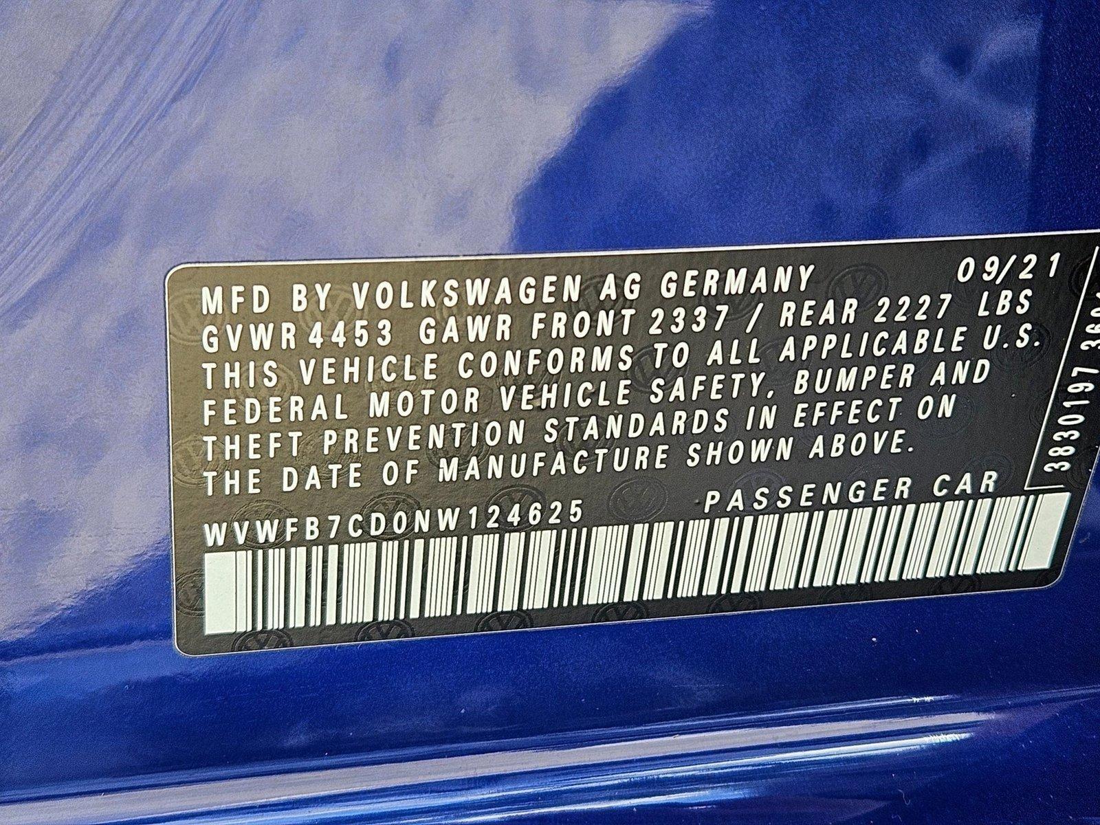 2022 Volkswagen Golf R Vehicle Photo in Pembroke Pines , FL 33027