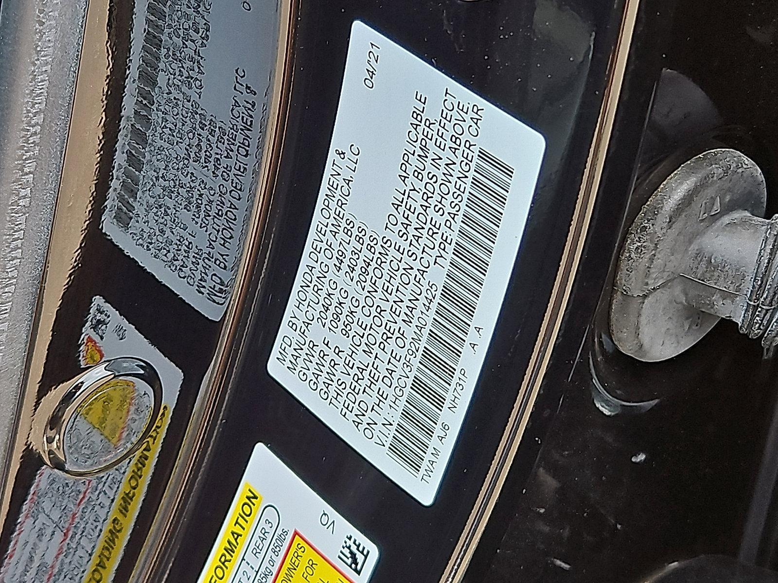 2021 Honda Accord Hybrid Vehicle Photo in Trevose, PA 19053