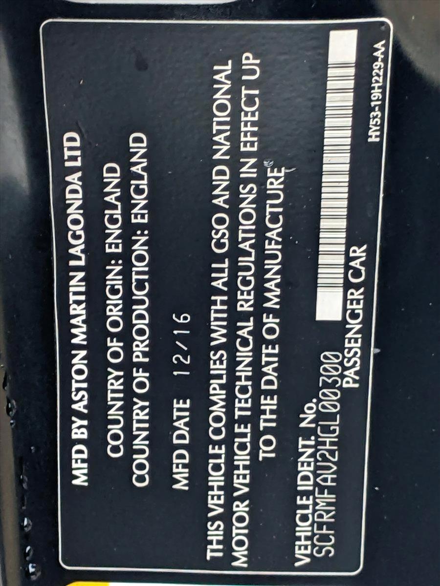 2017 Aston Martin DB11 Vehicle Photo in PEMBROKE PINES, FL 33024-6534