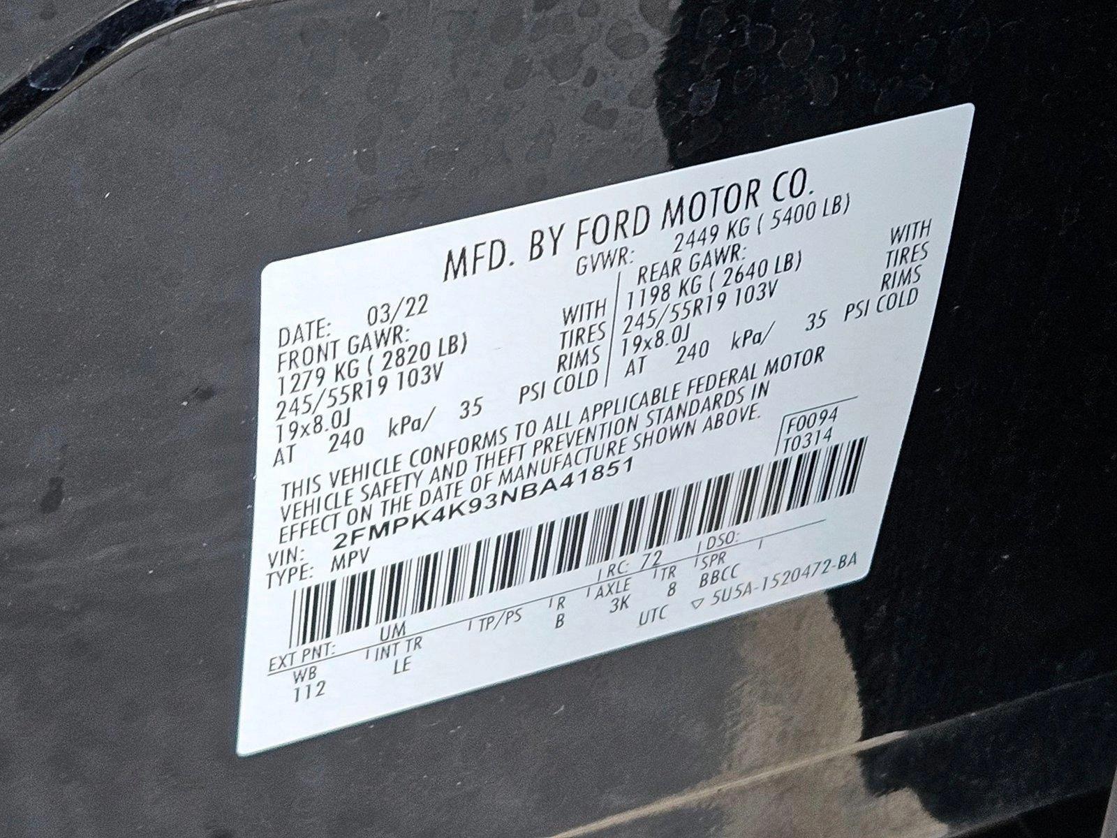 2022 Ford Edge Vehicle Photo in AMARILLO, TX 79103-4111