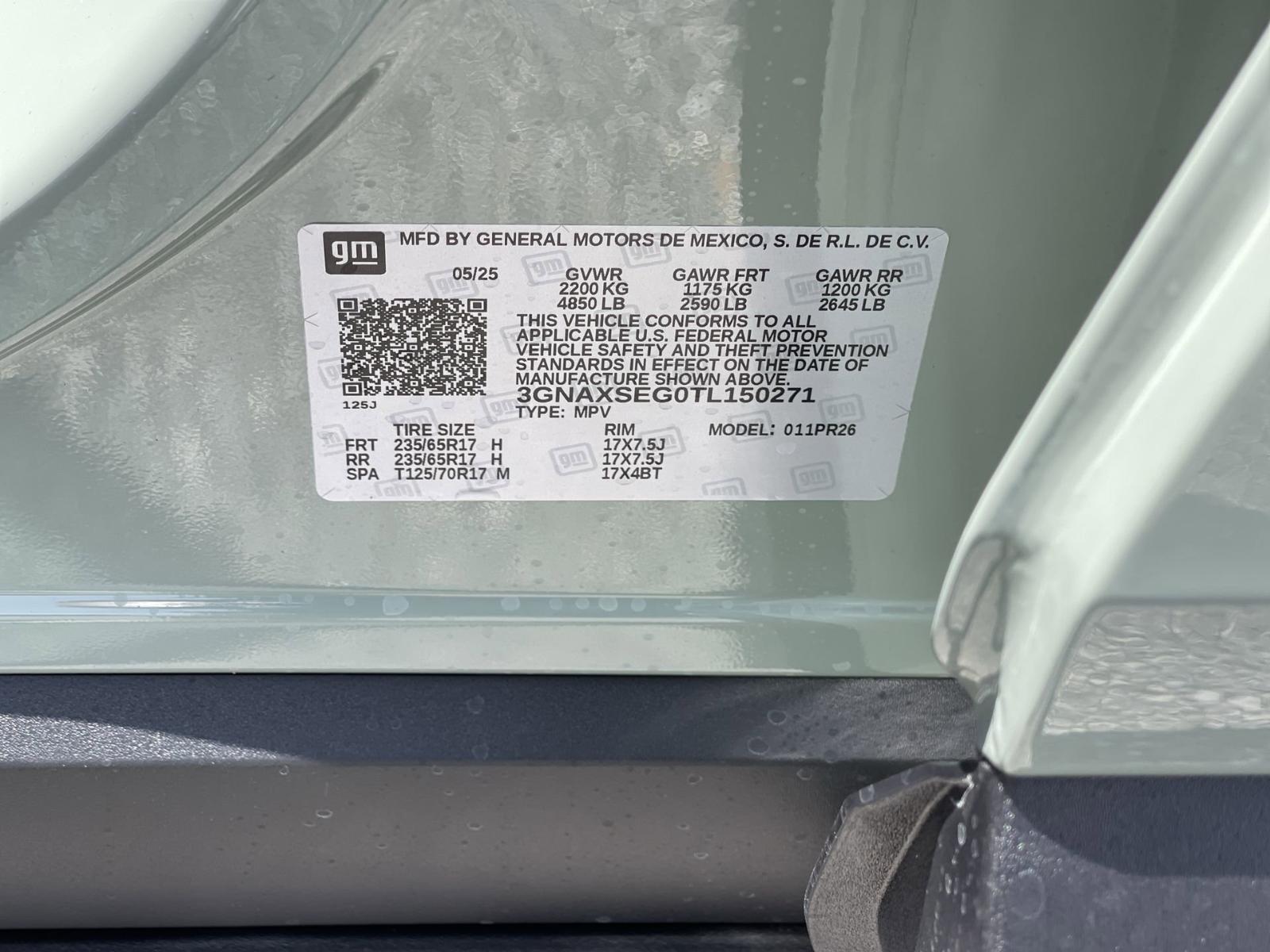 2026 Chevrolet Equinox Vehicle Photo in BENTONVILLE, AR 72712-4322