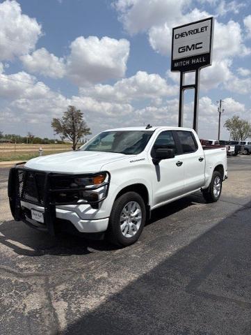 Used 2024 Chevrolet Silverado 1500 Custom with VIN 3GCPDBEK6RG183034 for sale in Snyder, TX