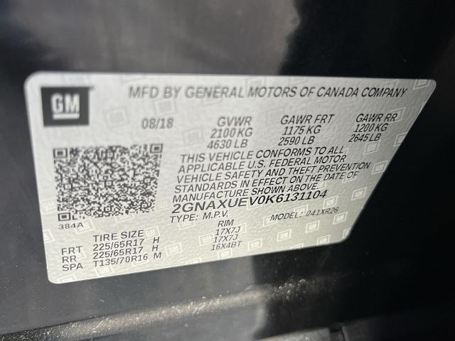 2019 Chevrolet Equinox Vehicle Photo in PITTSBURGH, PA 15226-1209