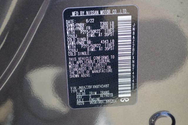 2022 INFINITI QX80 Vehicle Photo in Houston, TX 77090