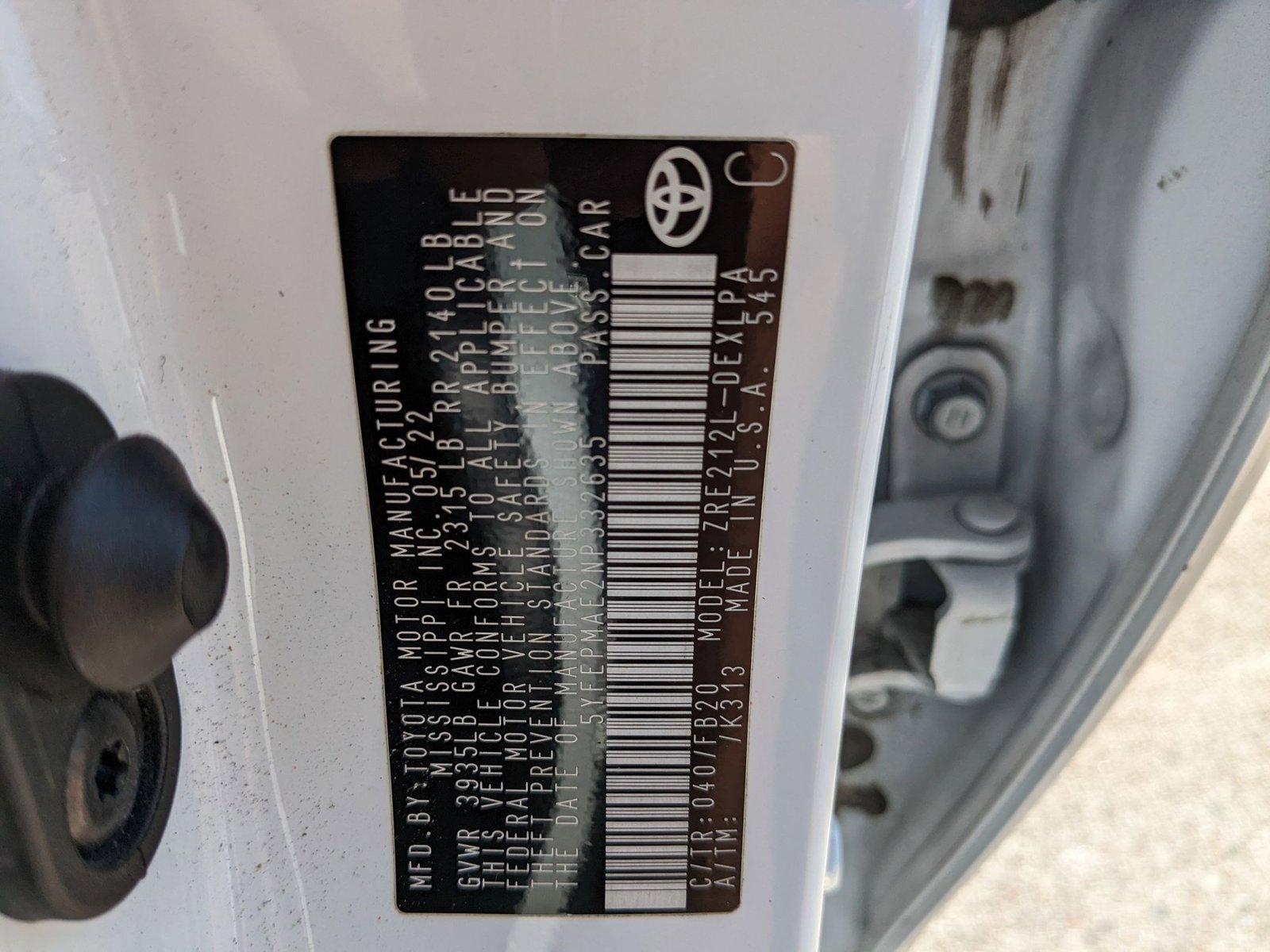 2022 Toyota Corolla Vehicle Photo in ORLANDO, FL 32808-7998