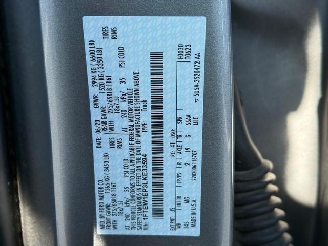 2020 Ford F-150 Vehicle Photo in MADISON, WI 53713-3220