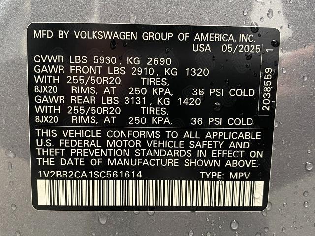 2025 Volkswagen Atlas Vehicle Photo in Appleton, WI 54913