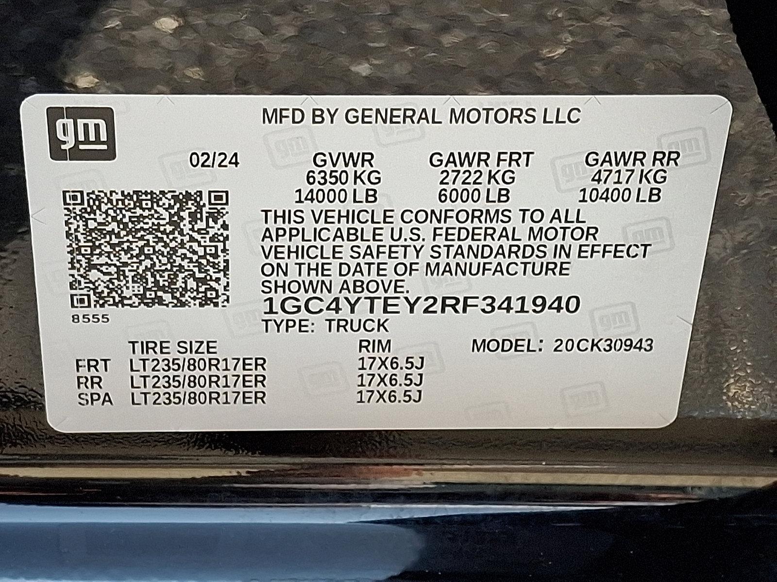 2024 Chevrolet Silverado 3500 HD Vehicle Photo in BETHLEHEM, PA 18017-9401