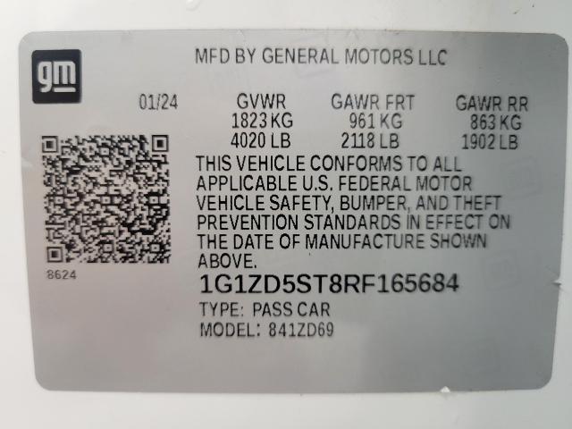 2024 Chevrolet Malibu Vehicle Photo in MADISON, WI 53713-3220