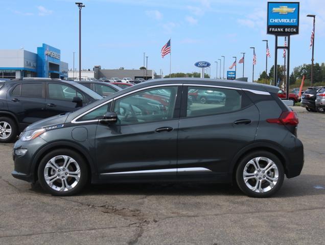 Used 2021 Chevrolet Bolt EV LT with VIN 1G1FY6S0XM4106787 for sale in Jonesville, MI