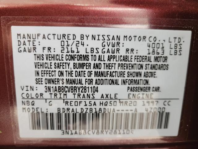 2024 Nissan Sentra Vehicle Photo in NEENAH, WI 54956-2243