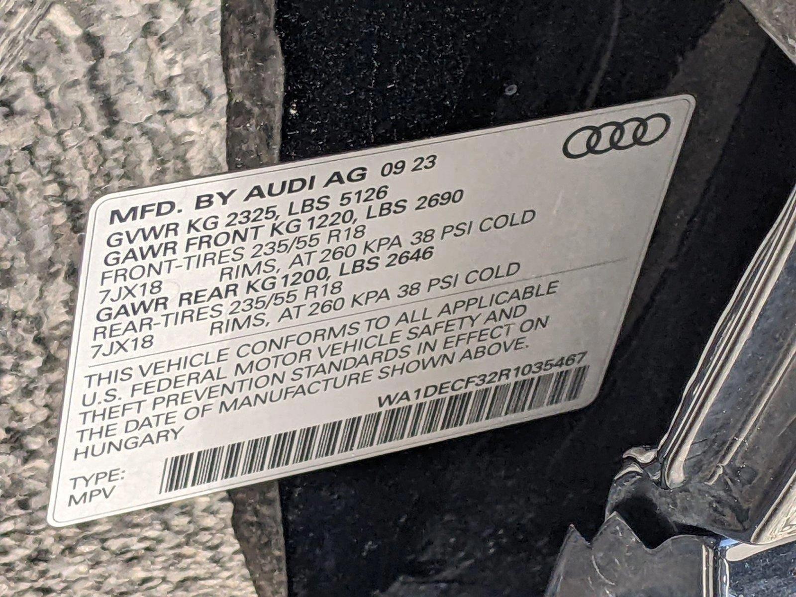 2024 Audi Q3 Vehicle Photo in Cockeysville, MD 21030