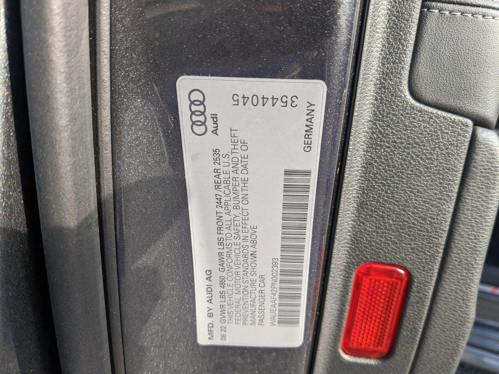 2023 Audi A4 Sedan Vehicle Photo in Orlando, FL 32811
