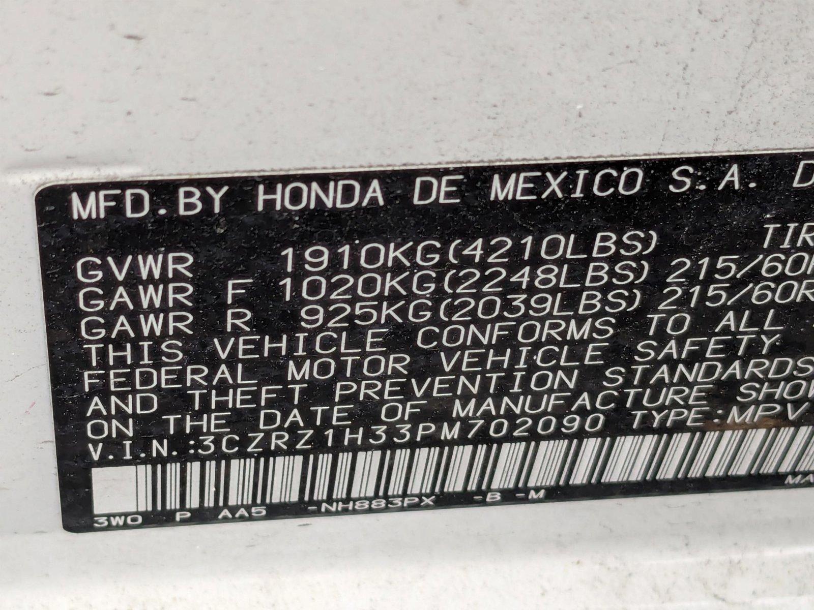 2023 Honda HR-V Vehicle Photo in Miami, FL 33015