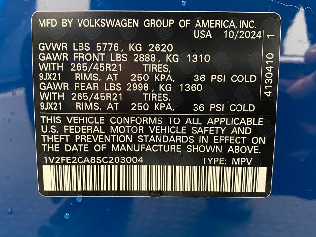 2025 Volkswagen Atlas Cross Sport Vehicle Photo in Appleton, WI 54913