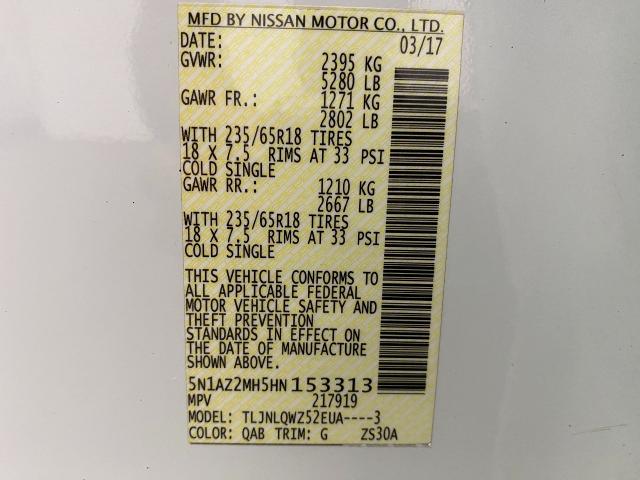 2017 Nissan Murano Vehicle Photo in Appleton, WI 54913