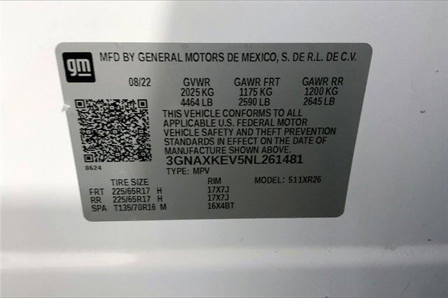 2022 Chevrolet Equinox Vehicle Photo in KANSAS CITY, MO 64114-4502