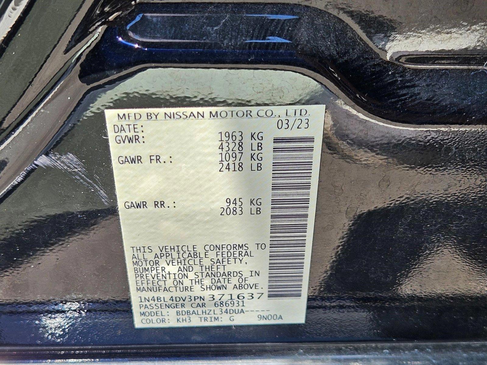 2023 Nissan Altima Vehicle Photo in Clearwater, FL 33764
