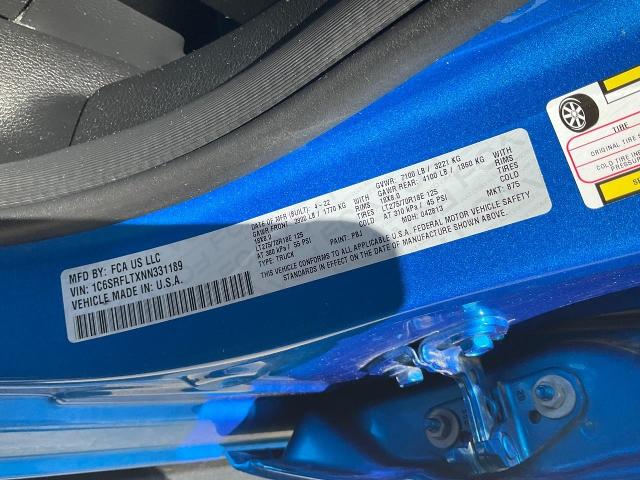 2022 Ram 1500 Vehicle Photo in Kaukauna, WI 54130