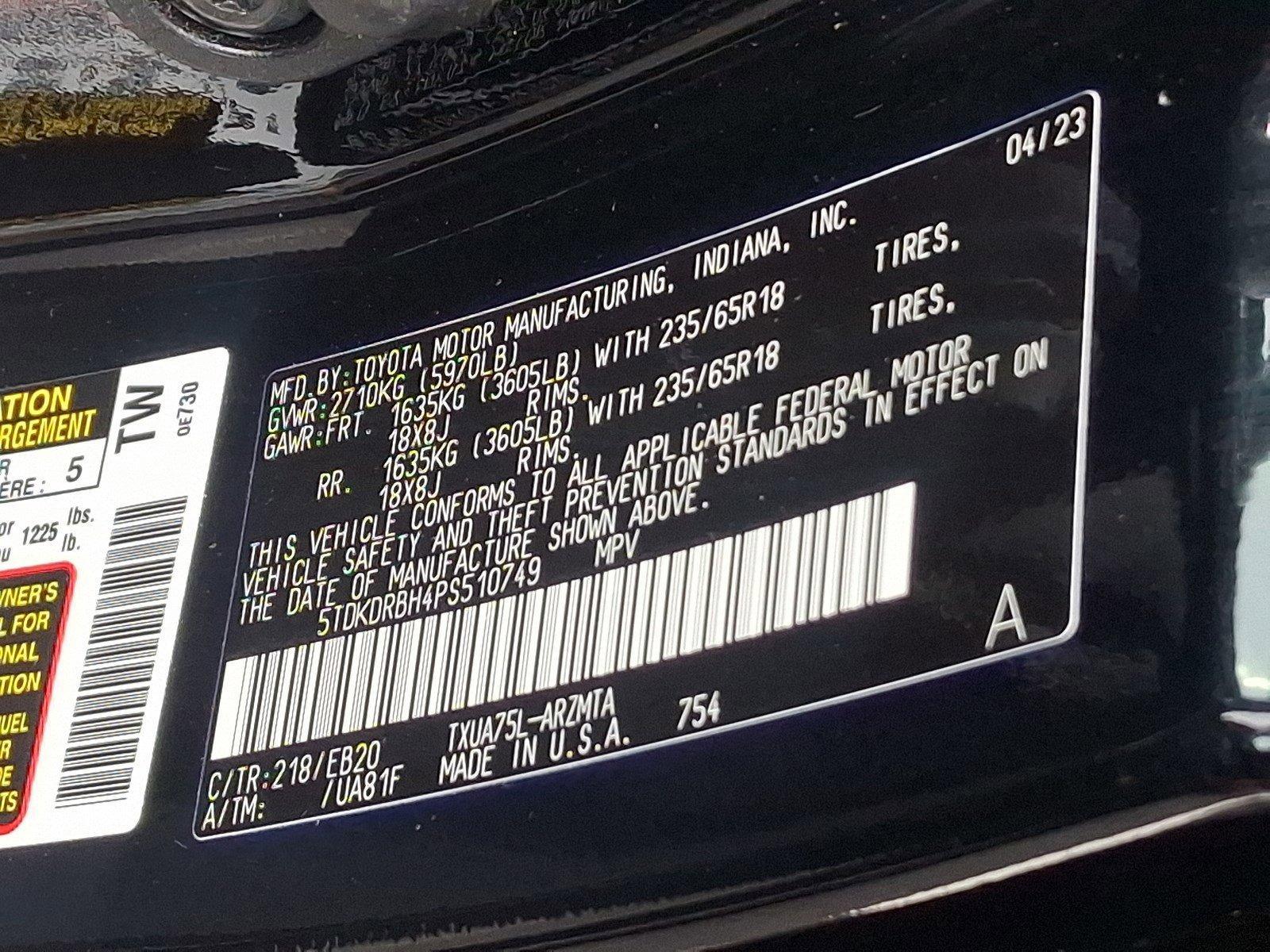 2023 Toyota Highlander Vehicle Photo in Harrisburg, PA 17111