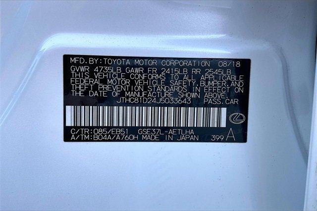 2018 Lexus IS Vehicle Photo in INDEPENDENCE, MO 64055-1314
