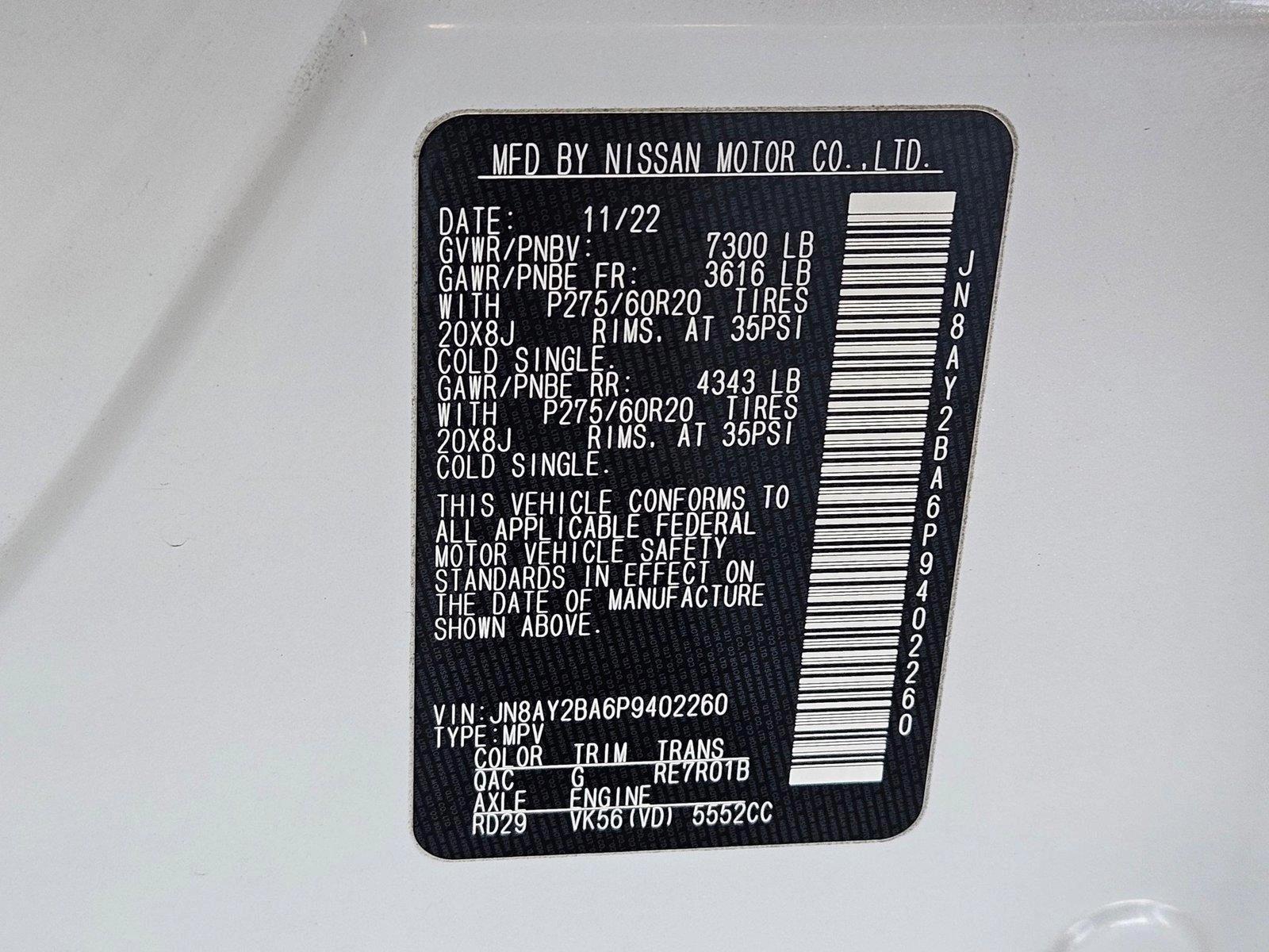 2023 Nissan Armada Vehicle Photo in Henderson, NV 89014
