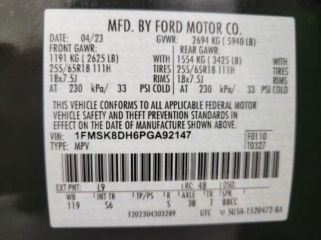 2023 Ford Explorer Vehicle Photo in Oshkosh, WI 54901
