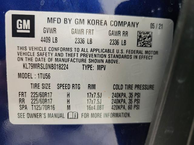 2022 Chevrolet Trailblazer Vehicle Photo in NEENAH, WI 54956-2243