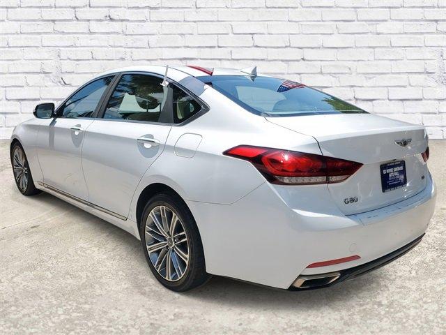 Used 2018 GENESIS G80 Base with VIN KMHGN4JE5JU279548 for sale in Brandon, FL