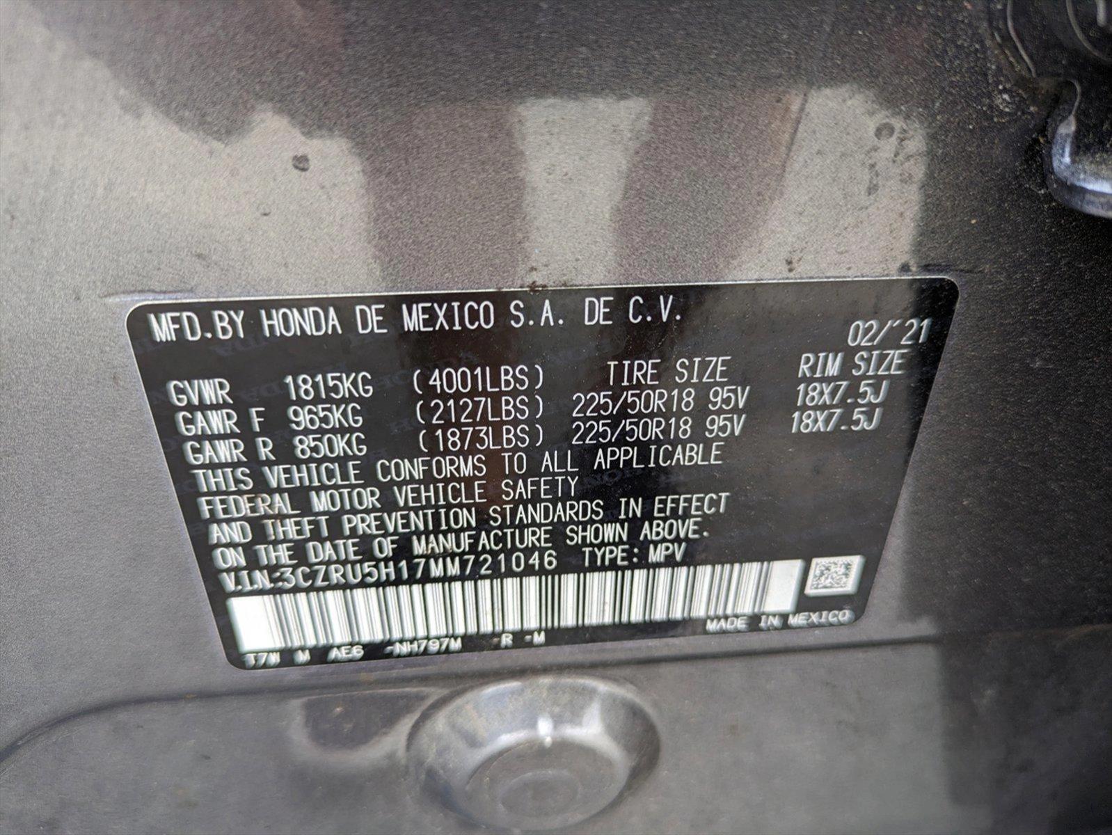 2021 Honda HR-V Vehicle Photo in Sanford, FL 32771