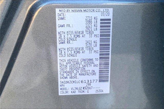 2020 Nissan Pathfinder Vehicle Photo in KANSAS CITY, MO 64114-4502