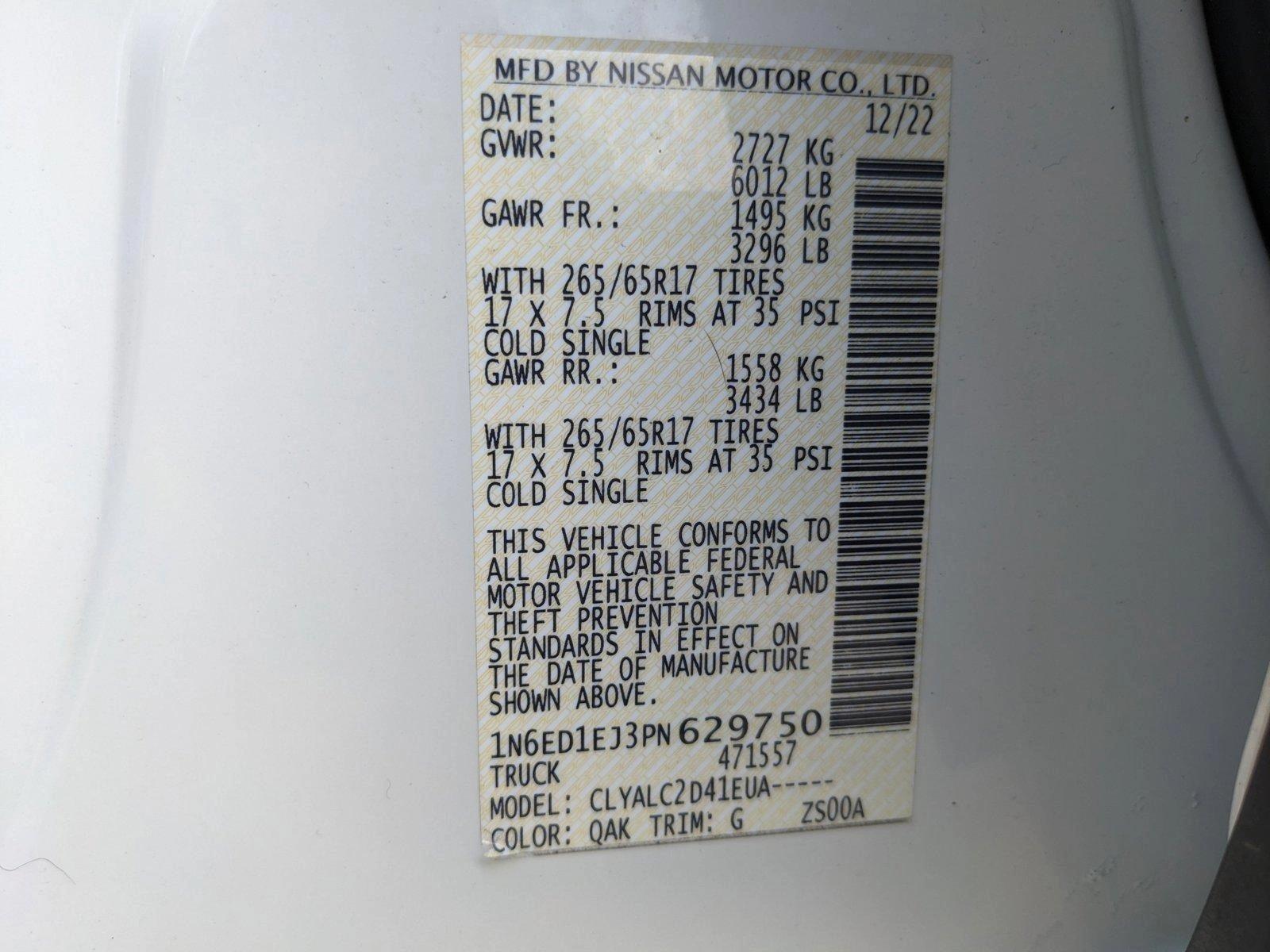 2023 Nissan FRON Vehicle Photo in HOUSTON, TX 77034-5009