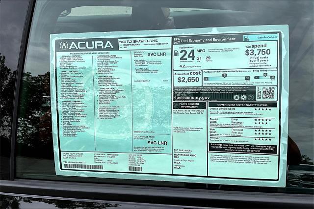 2025 Acura TLX Vehicle Photo in Tulsa, OK 74145