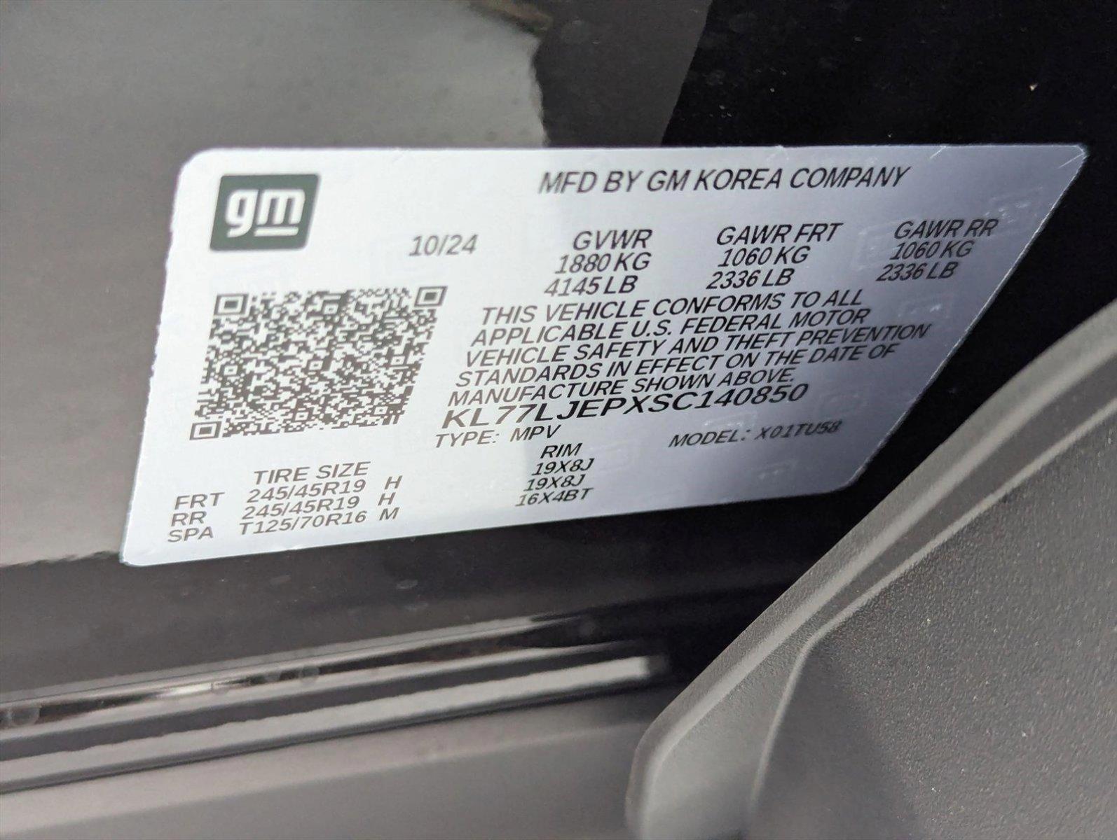 2025 Chevrolet Trax Vehicle Photo in PEMBROKE PINES, FL 33024-6534