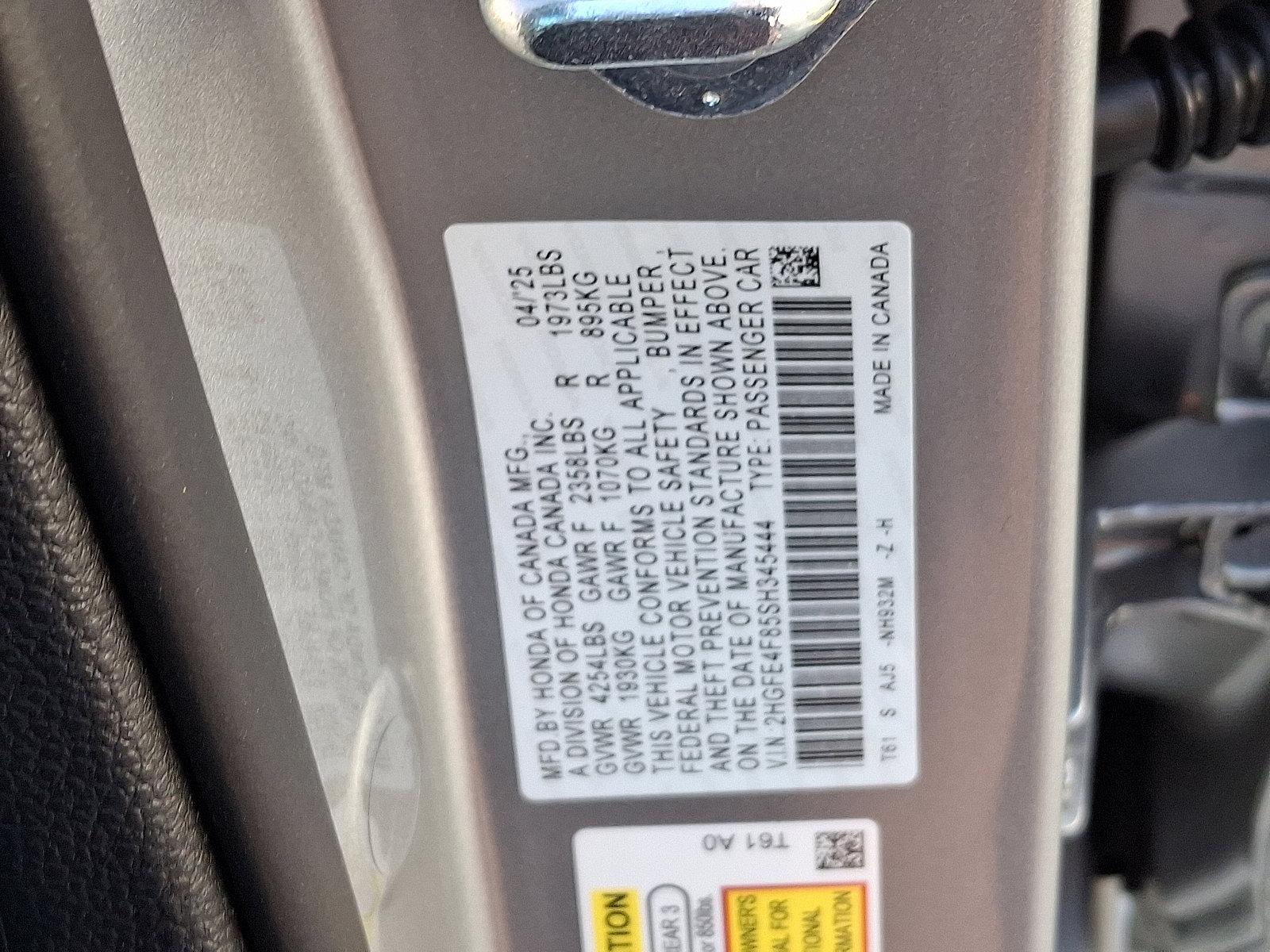 2025 Honda Civic Sedan Hybrid Vehicle Photo in Harrisburg, PA 17111