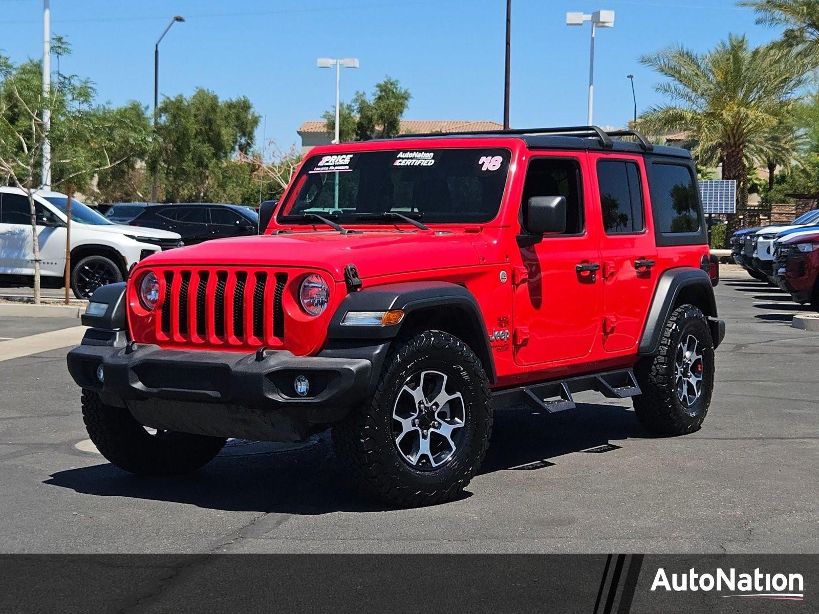 2018 Jeep Wrangler Unlimited Vehicle Photo in GILBERT, AZ 85297-0446