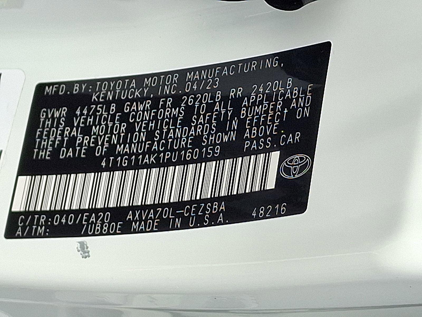 2023 Toyota Camry Vehicle Photo in Harrisburg, PA 17111