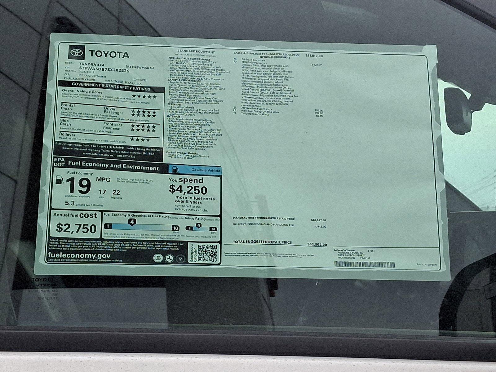2025 Toyota Tundra 4WD Vehicle Photo in Harrisburg, PA 17111