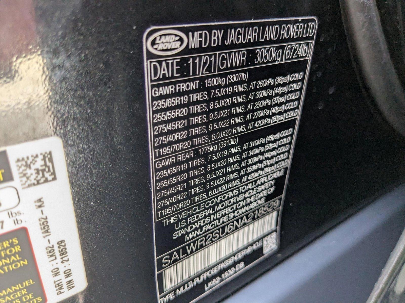 2022 Land Rover Range Rover Sport Vehicle Photo in Pompano Beach, FL 33064