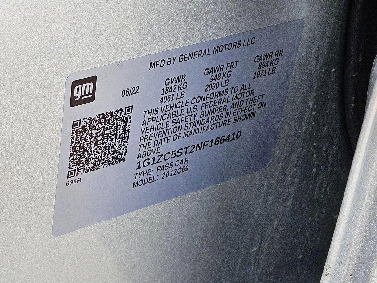 2022 Chevrolet Malibu Vehicle Photo in AMARILLO, TX 79103-4111