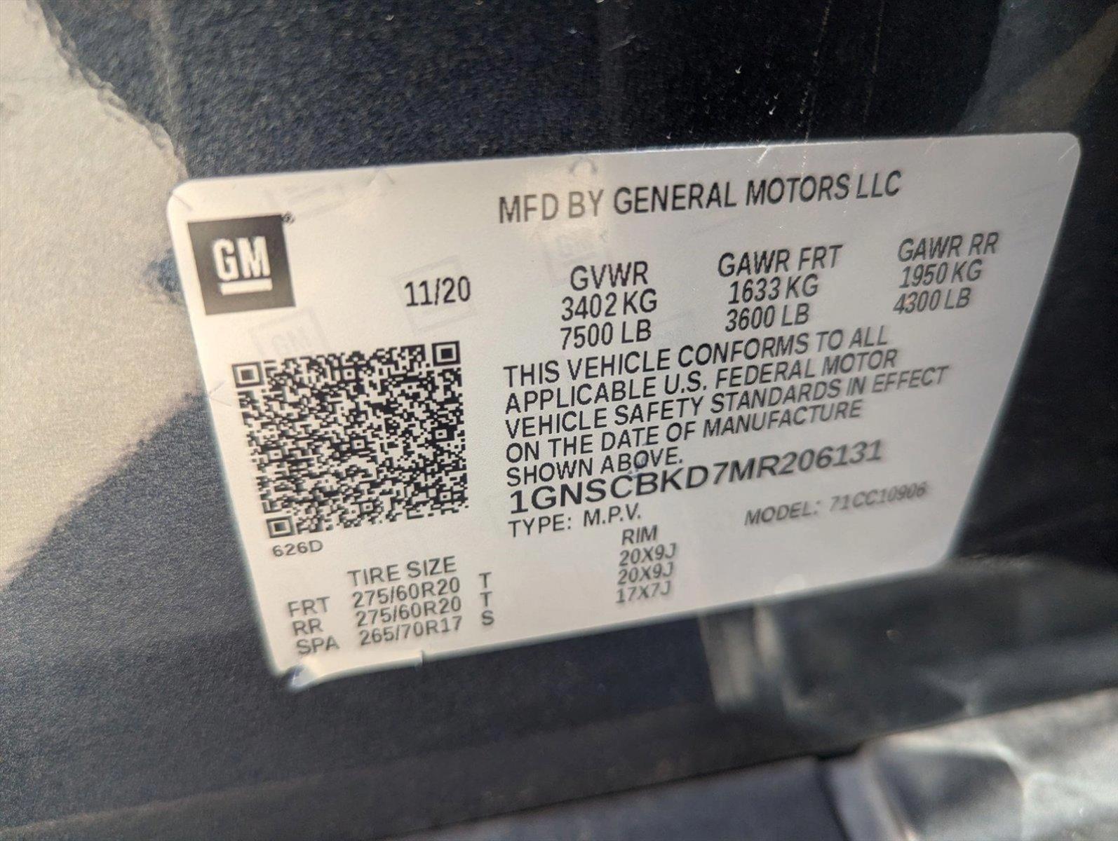 2021 Chevrolet Suburban Vehicle Photo in CORPUS CHRISTI, TX 78412-4902